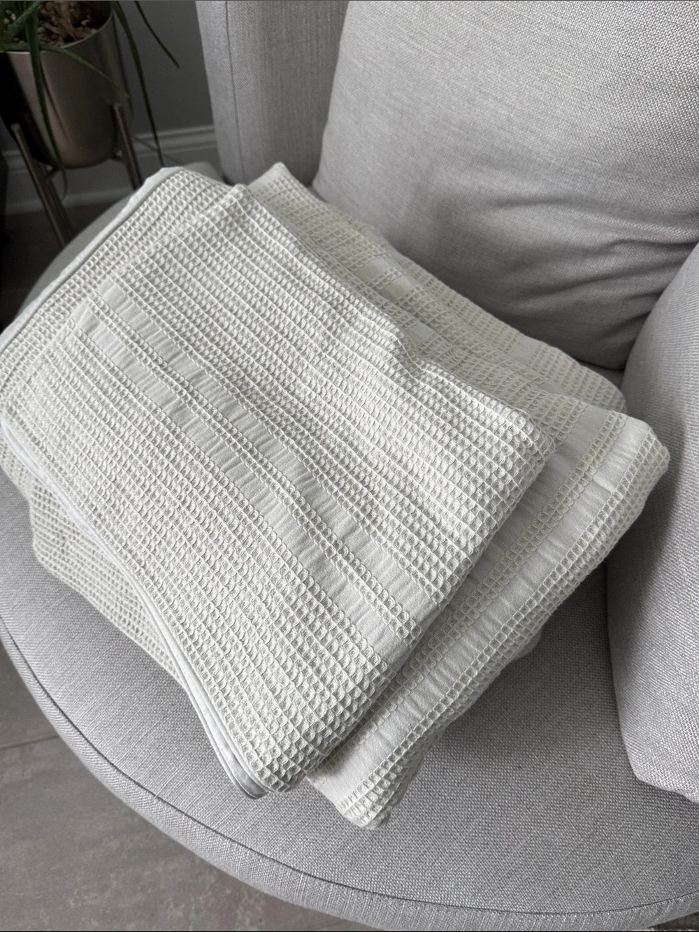 Boll & Branch NEW Dream Duvet Cover & Sham Queen Size $489 MSRP